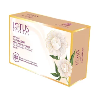 lotus party glow skin brightening and detaning facial kit