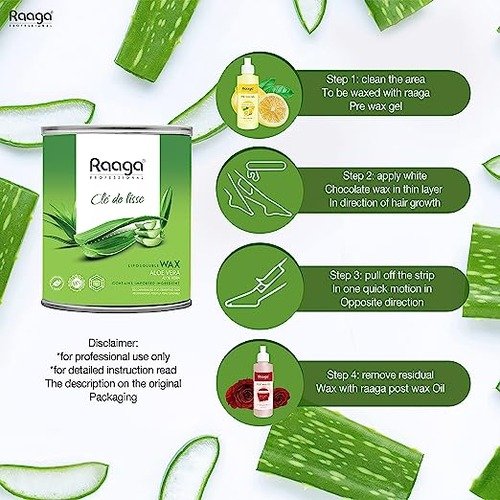 RAAGA WAX ALOE VERA GEL 2 RAAGA WAX ALOE VERA GEL