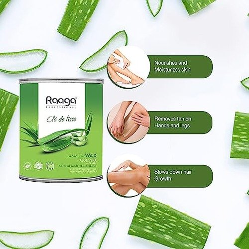 RAAGA WAX ALOE VERA GEL 3 RAAGA WAX ALOE VERA GEL
