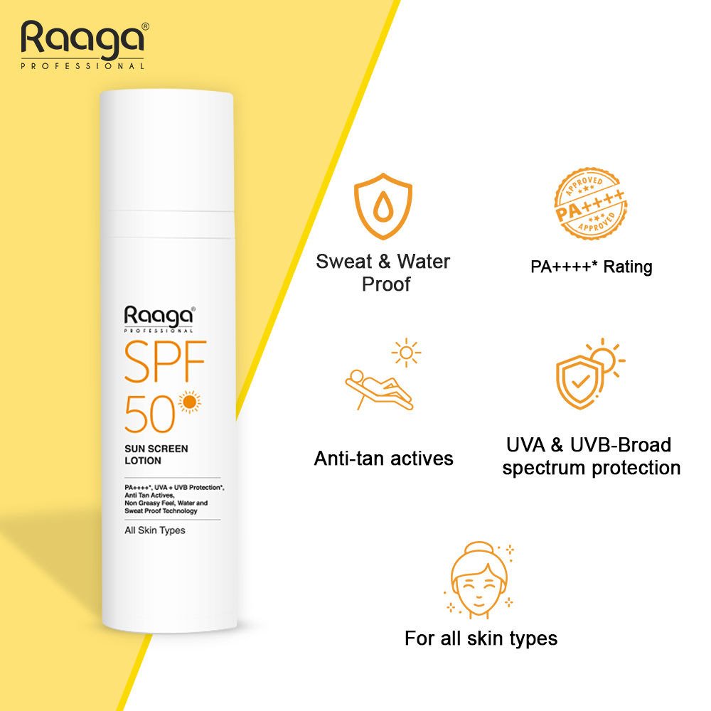 Raaga SPF-50 Sun Screen Lotion All Skin Type 4 Raaga SPF-50 Sun Screen Lotion All Skin Type 4